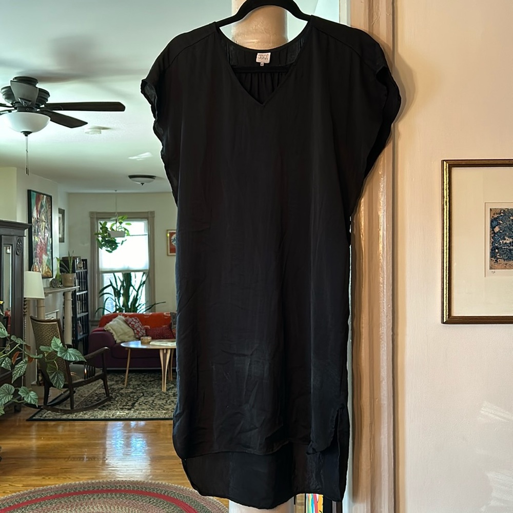 Slightly sheer, silky Karl Marc John tunic dress.